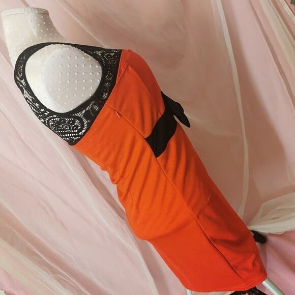 Red Dress Size Small Sz Agejo Gyaru Gal Style Party Prom Casual Festive Cocktail - Picture 5 of 11